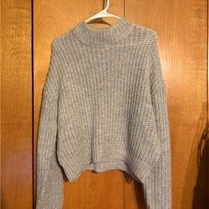 H&M Light Gray Turtleneck Sweater